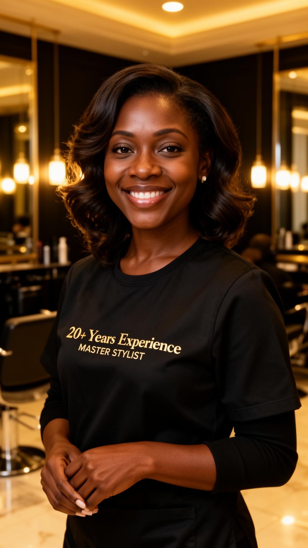 Mimi, master stylist & founder of Mimi's Mobile Salon